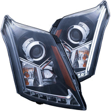 Load image into Gallery viewer, ANZO 2010-2015 Cadillac Srx Projector Headlights w/ Plank Style Design Black ANZO ANZ111308