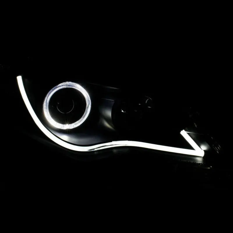 ANZO 2012-2013 Toyota Camry Projector Headlights w/ Halo Black ANZO ANZ121512