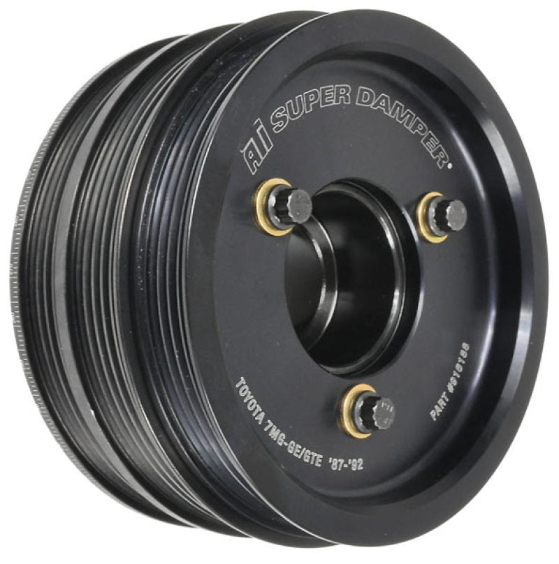 ATI Damper - 5.67in - Alum - (2) 4 Grv - Toyota Supra - 7M-Ge / GTe 3L - 87-92 - 800HP Max - 1Pc - Black Ops Auto Works