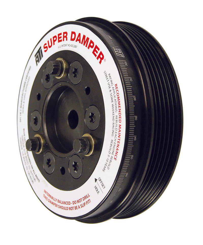 ATI Damper - 5.67in - Alum - 6 Grv - Mini Cooper S - 1.6L -1Pc - Black Ops Auto Works
