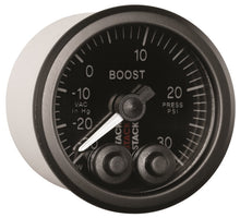 Load image into Gallery viewer, Autometer Stack Instruments 52mm -30INHG To +30PSI Pro Control Boost Pressure Gauge - Black - AutoMeter ATMST3512