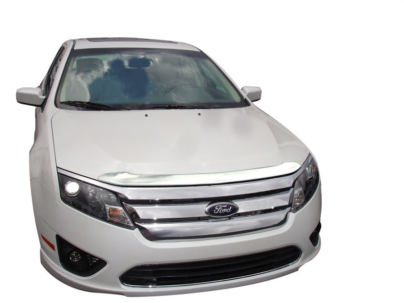 AVS 10-12 Ford Fusion Aeroskin Low Profile Hood Shield - Chrome-AVS-AVS620013