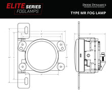 Load image into Gallery viewer, Diode Dynamics Elite Series Type MR Fog Lamps - White (Pair) Diode Dynamics