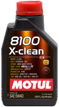 Load image into Gallery viewer, Motul 1L Synthetic Engine Oil 8100 5W40 X-CLEAN C3 -505 01-502 00-505 00-LL04 Motul