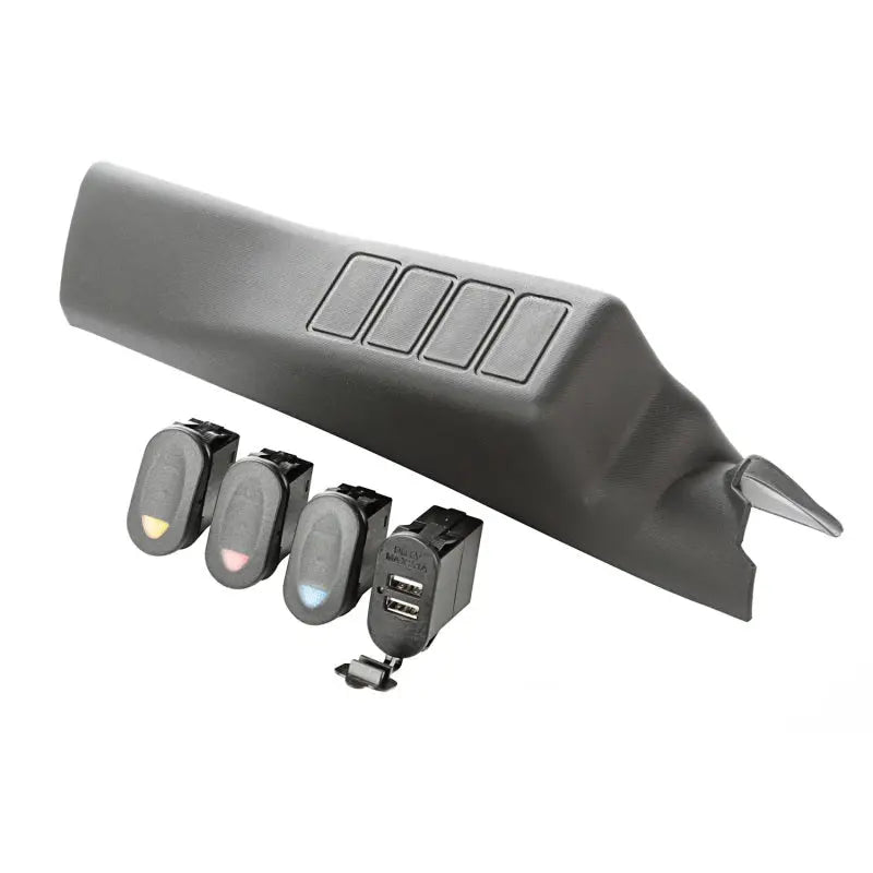 Rugged Ridge A-Pillar Pod Kit 3 Switch USB 11-18 JK/JKU Rugged Ridge