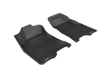 Load image into Gallery viewer, 3D MAXpider 2004-2012 Chevrolet/GMC Colorado/Canyon Crew Cab Kagu 1st Row Floormat - Black 3D MAXpider