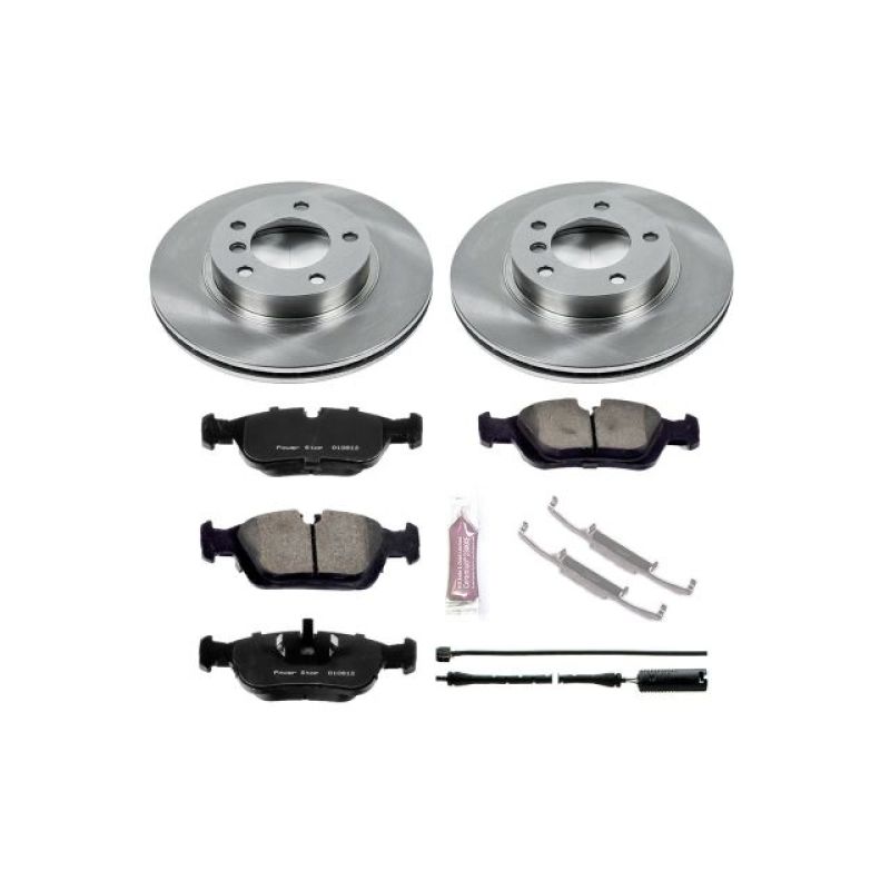 Power Stop 92-98 BMW 318i Front Autospecialty Brake Kit-Brake Kits - OE-PowerStop