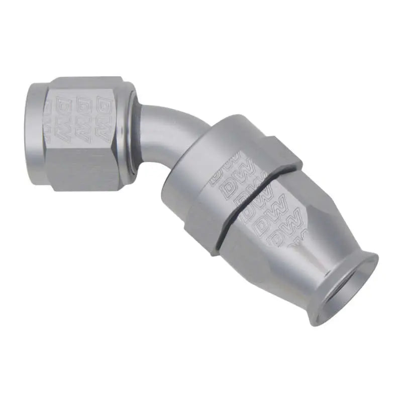 DeatschWerks 8AN Female Swivel 45-Degree Hose End PTFE (Incl. 1 Olive Insert) DeatschWerks