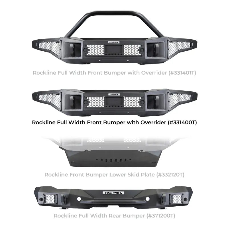 Go Rhino 21-24 Ford Bronco (2 and 4 Door) Rockline Full Width Bumper Go Rhino