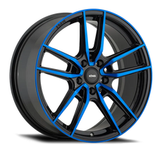 Load image into Gallery viewer, Konig Myth 19x8.5 5x114.3 ET40 Gloss Black w/ Blue Tinted Clearcoat Konig