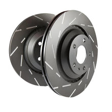 Load image into Gallery viewer, EBC 08-10 BMW 128 3.0 USR Slotted Front Rotors-Brake Rotors - Slotted-EBC