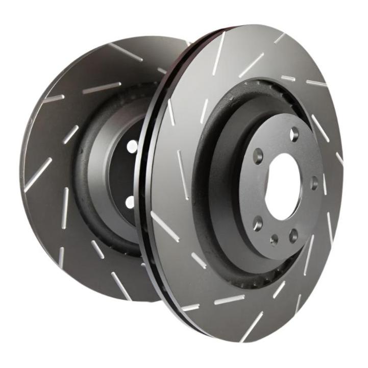EBC 11 Ford F150 3.5 Twin Turbo (2WD) 6 Lug USR Slotted Rear Rotors EBC