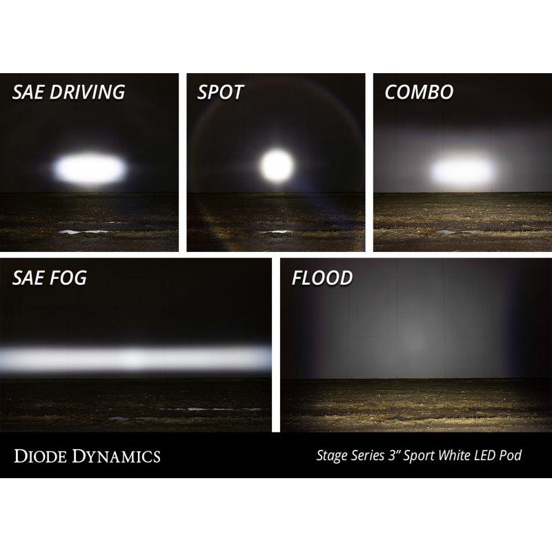 Diode Dynamics SS3 Sport ABL - Yellow SAE Fog Standard (Pair)-Light Accessories and Wiring-Diode Dynamics-691025931464-