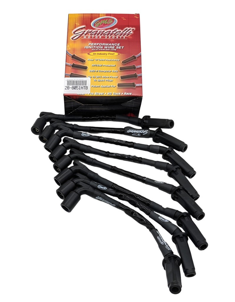 Granatelli 20-23 GM LT2 6.2L Hi-Perf Coil-Near-Plug Ignition Wire Connector Kit w/Black Jacket Granatelli Motor Sports