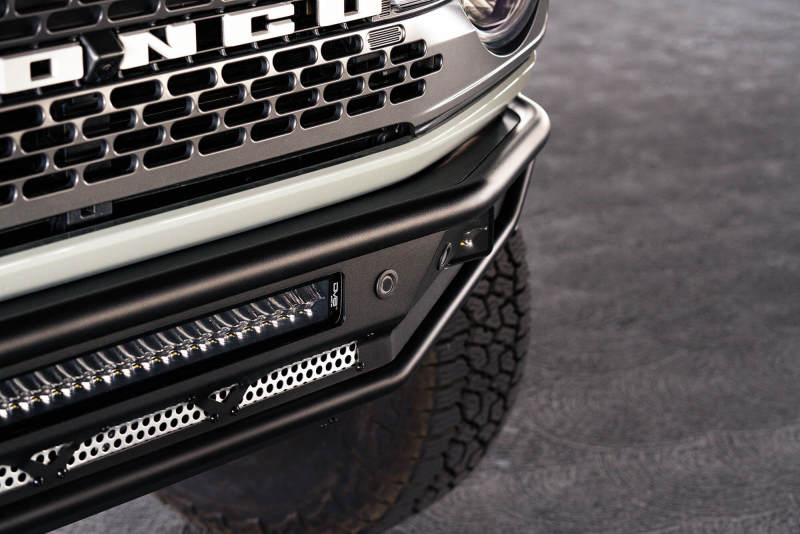 DV8 Offroad 21-22 Ford Bronco Competition Series Front Bumper-Bumpers - Steel-DV8 Offroad