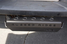 Load image into Gallery viewer, Rugged Ridge 07-23 Jeep Wrangler JK/JKU/JL/JLU &amp; 20-23 Gladiator Hitch Skid Plate 2in. Rec - Tex Blk Rugged Ridge