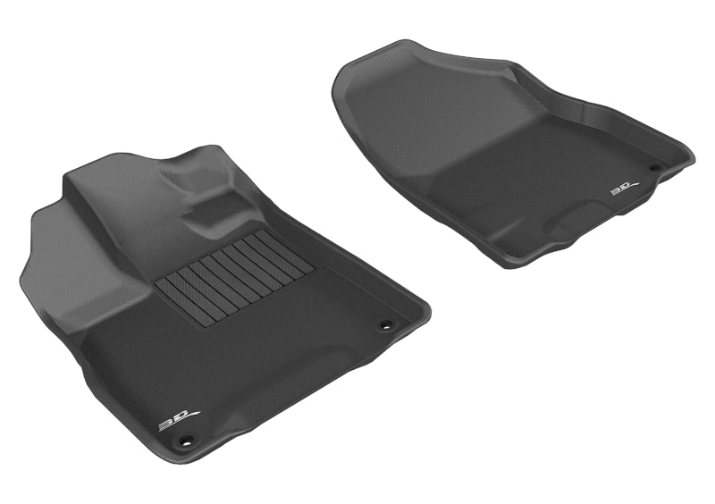 3D MAXpider 2014-2020 Acura MDX Kagu 1st Row Floormat - Black-Floor Mats - Rubber-3D MAXpider