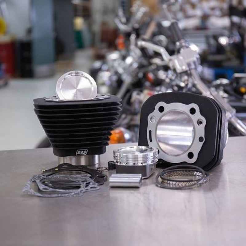 S&S Cycle 86-19 Sportster Models 883 to 1200cc Conversion Kit - Wrinkle Black S&S Cycle