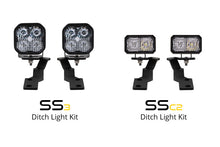 Load image into Gallery viewer, Diode Dynamics 16-21 Toyota Tacoma Stage Series 2in LED Ditch Light Kit - Yellow Pro Combo Diode Dynamics