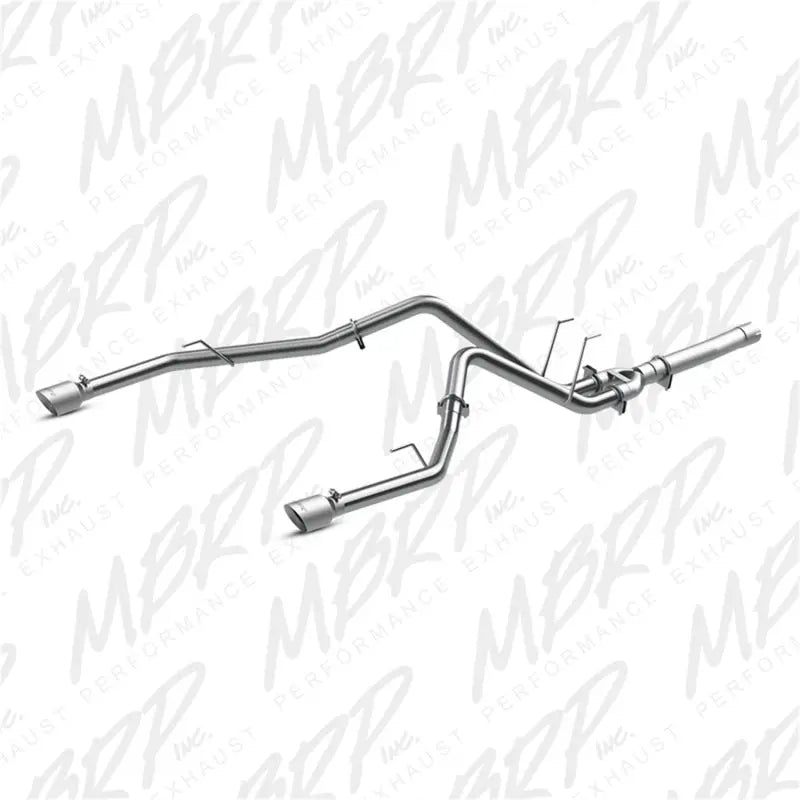 MBRP 2014 Dodge Ram 1500 3.0L EcoDiesel 2.5in Filter Back Exhaust Dual Split Rear Exit Alum MBRP
