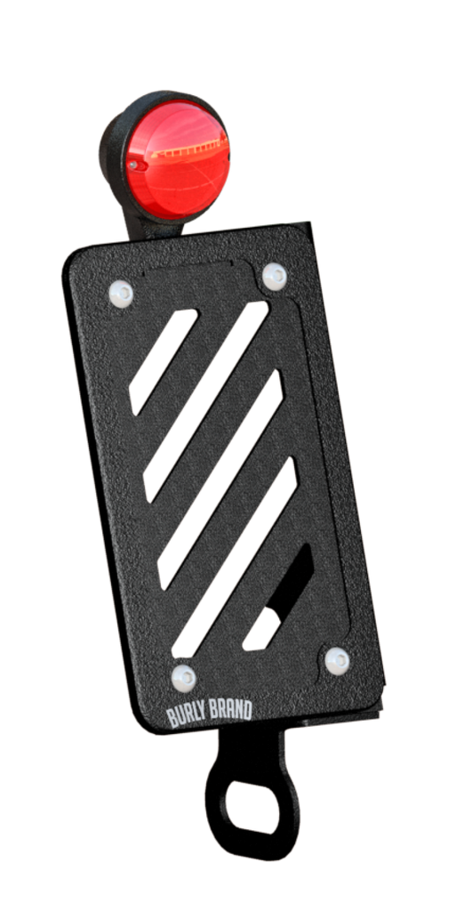 Burly Brand Side Mount Tail Light/License Plate Burly Brand