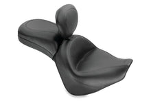 Load image into Gallery viewer, Mustang 06-21 Kawasaki Vulcan 900 Classic, Custom Touring 1PC Seat w/Driver Backrest - Black Mustang Motorcycle