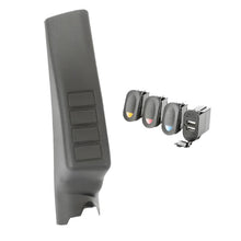 Load image into Gallery viewer, Rugged Ridge A-Pillar Pod Kit 3 Switch USB 11-18 JK/JKU Rugged Ridge