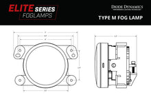 Load image into Gallery viewer, Diode Dynamics Elite Series Type M Fog Lamps - Yellow (Pair) Diode Dynamics