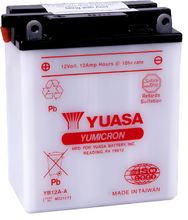 Load image into Gallery viewer, Yuasa YB12A-A Yumicron 12 Volt Battery-Batteries-Yuasa Battery
