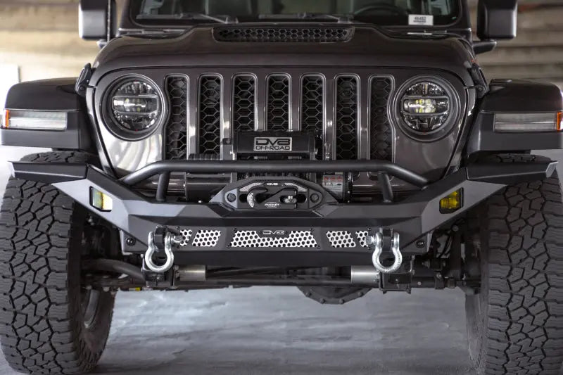 DV8 Offroad 07-18 Jeep Wrangler JK / 18-23 Wrangler JL / 20-23 Gladiator JT MTO Series Front Bumper DV8 Offroad