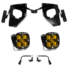 Load image into Gallery viewer, Baja Designs 16-18 Silverado 1500 Squadron Fog Pocket Kit - Amber - Baja Designs 447535