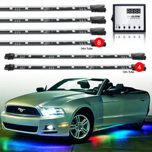Load image into Gallery viewer, XK Glow 3 Million Color XKGLOW LED Accent Light Car/Truck Kit 8x24In + 4x12In Tubes-Light Accessories and Wiring-XKGLOW