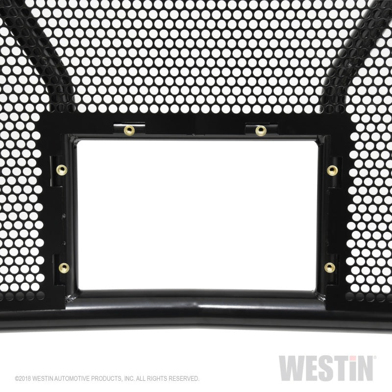 Westin 17-19 Ford F-250/350 w/ Front Camera HDX Grille Guard - Black Westin