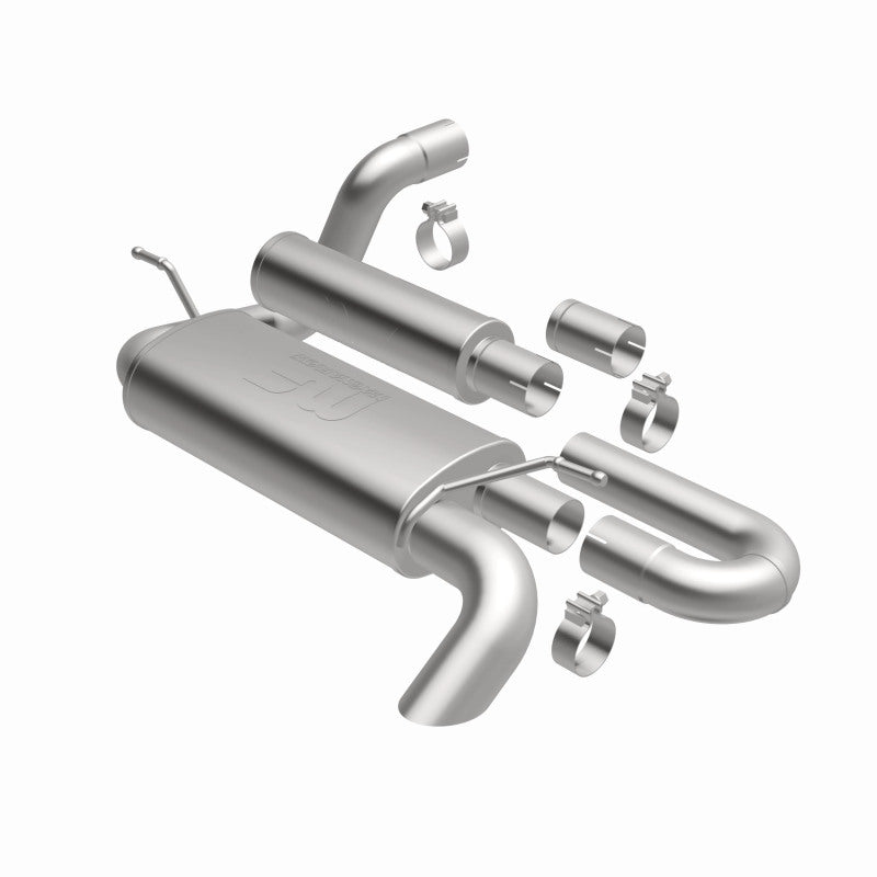 MagnaFlow 18-23 Jeep Wrangler JL 2.0L/3.6L Overland Series Axle-Back Exhaust-Axle Back-Magnaflow