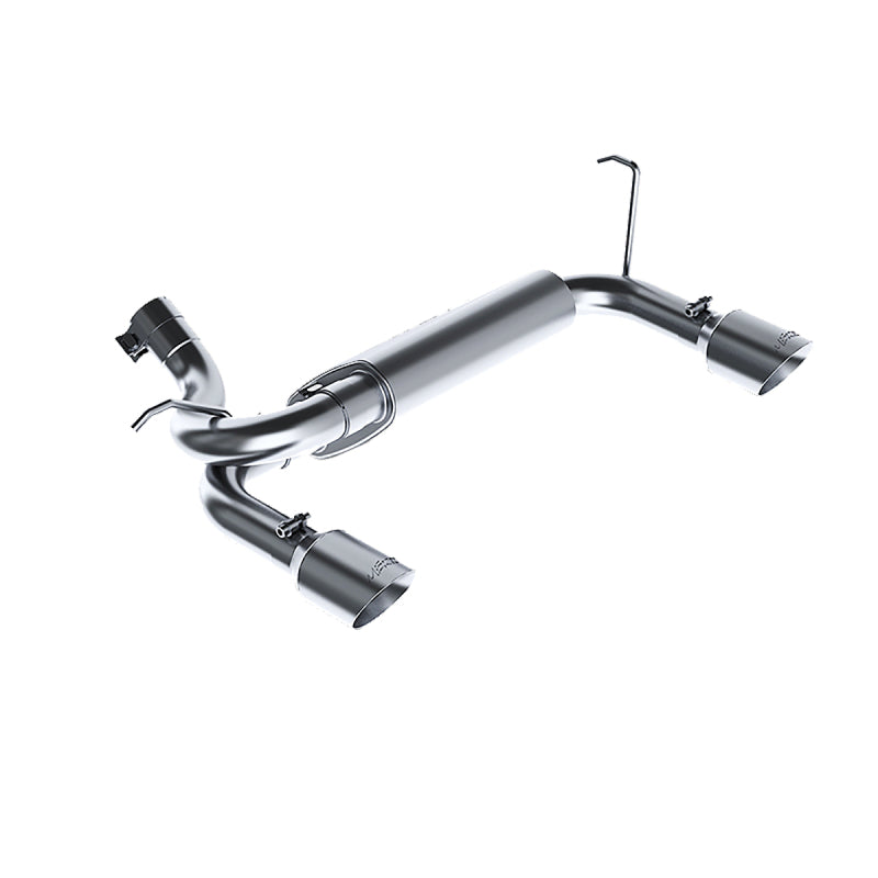 MBRP 07-14 Jeep Wrangler/Rubicon 3.6L/3.8L V6 Axle-Back Dual Rear Exit Aluminum Performance Exhuast-Axle Back-MBRP-882963119766-
