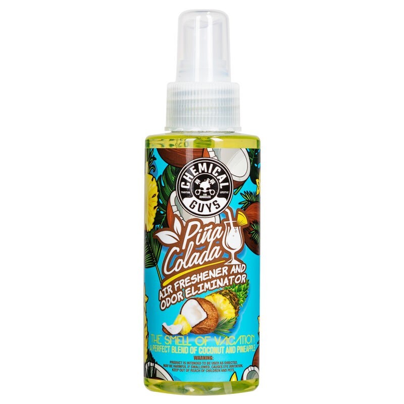 Chemical Guys Pina Colada Air Freshener & Odor Eliminator - 4oz Chemical Guys
