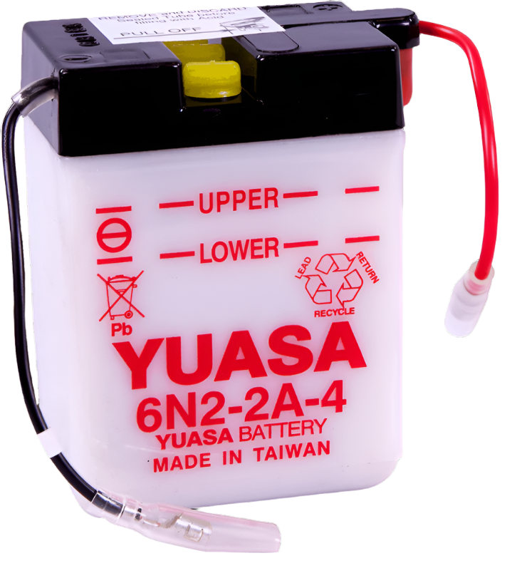 Yuasa 6N2-2A-4 Conventional 6 Volt Battery-Batteries-Yuasa Battery