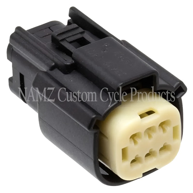 NAMZ 07-23 Molex MX-150 6-Position Female Connector R Side Handlebar Control - Black (HD 72414-07BK) NAMZ