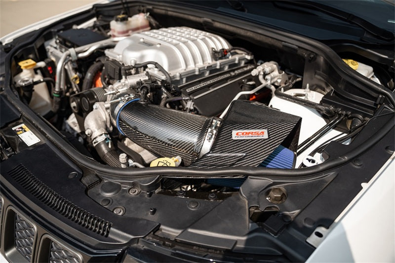 Corsa 20-23 Dodge Durango SRT Hellcat Carbon Fiber Air Intake w/ MaxFlow 5 Oil Filt. CORSA Performance
