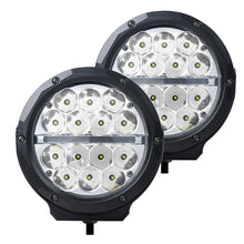 Load image into Gallery viewer, Go Rhino Xplor Bright Series Round LED Driving Light Kit w/DRL (Surface Mount) 6in - Blk (2 pc) Go Rhino
