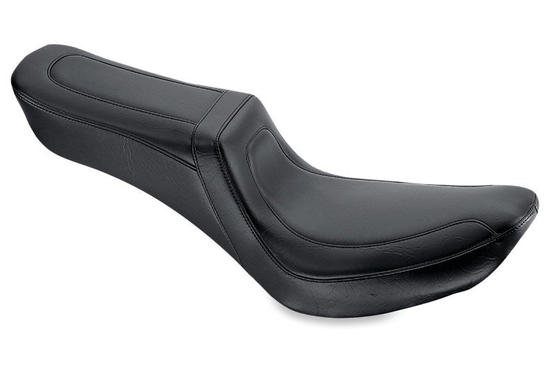 Mustang 58-84 Harley FX/FL Squareback 1PC Seat - Black Mustang Motorcycle
