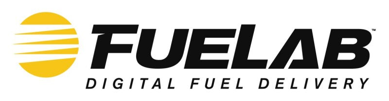 Fuelab 848 In-Line Fuel Filter Standard -6AN In/Out 6 Micron Fiberglass w/Check Valve - Black Fuelab