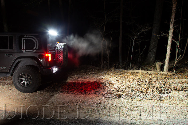 Diode Dynamics 18-21 Jeep JL Wrangler SS30 Rear Hardtop Bracket Kit - White Flood Diode Dynamics