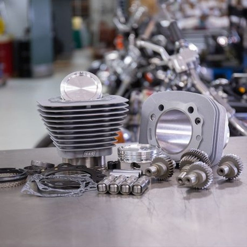 S&S Cycle 00-21 Sportster Models 883cc to 1200cc Hooligan Kit - Silver S&S Cycle