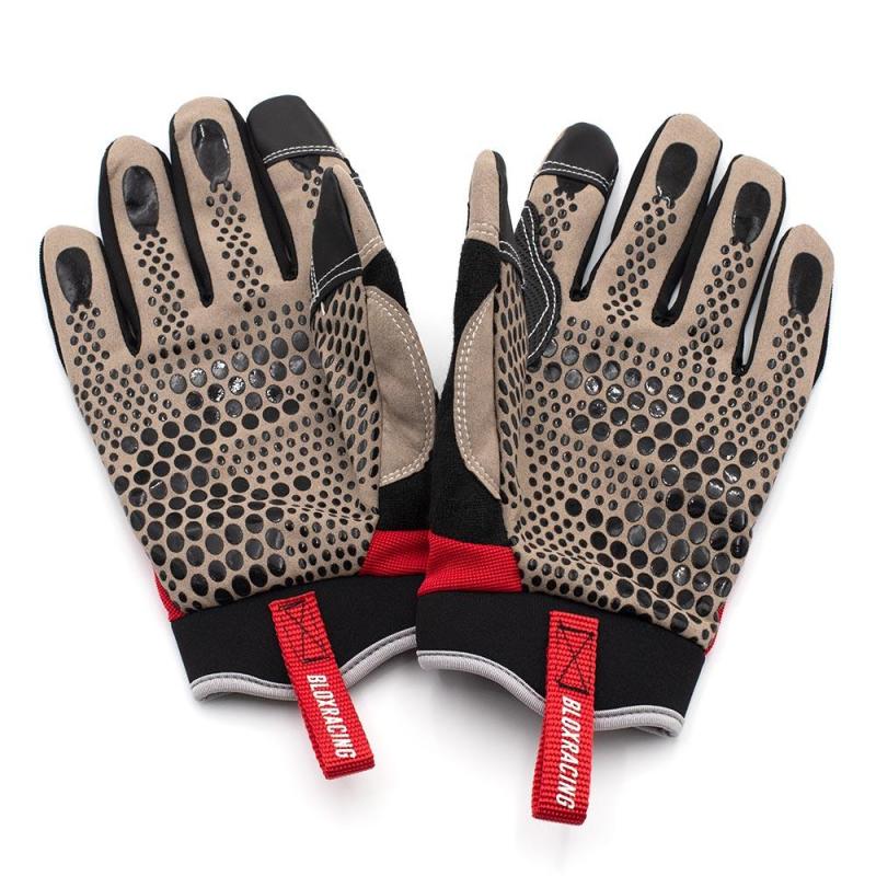 BLOX Racing Logo Mechanics Gloves Large - BLOX Racing BXAP-00140-L