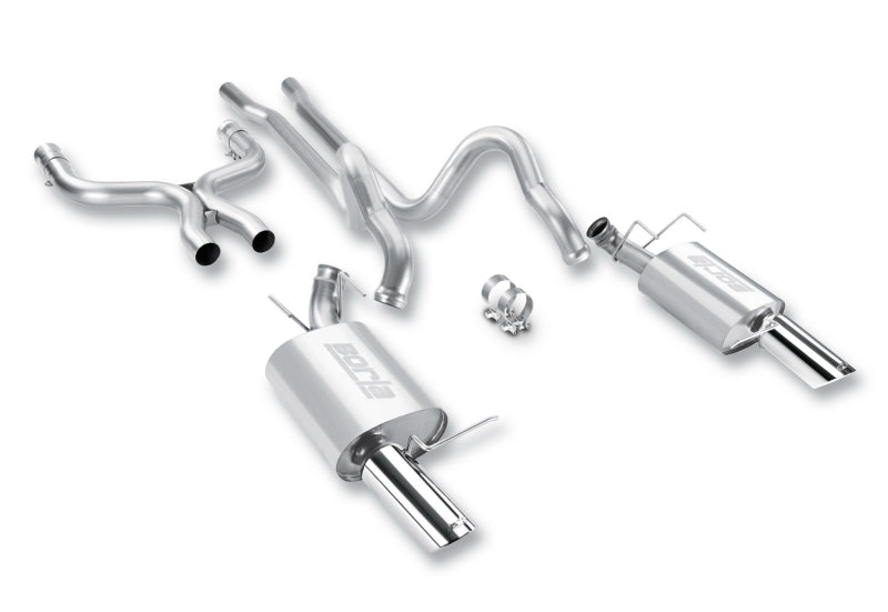 Borla 2011-2012 Mustang GT 5.0L 8cyl 6spd RWD Agressive ATAK Catback Exhaust-Borla-BOR140372