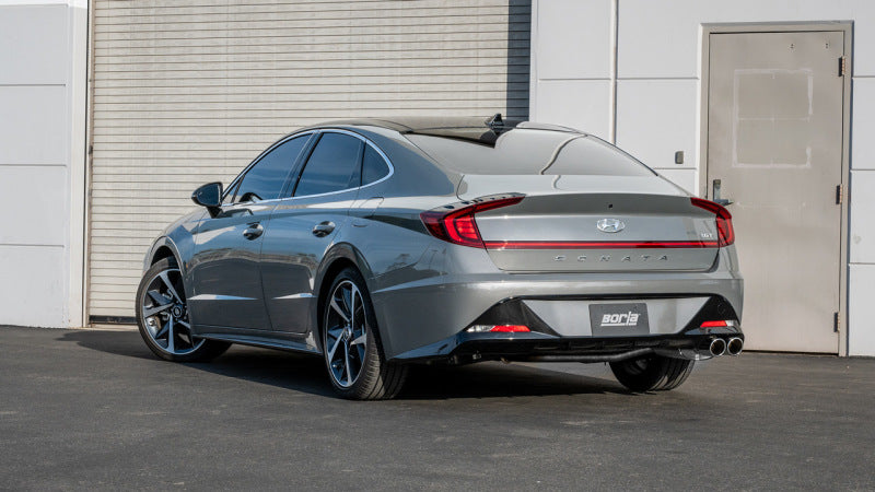 Borla 21-23 Hyundai Sonata SEL Plus/Limited 1.6L L4 (T) FWD S-Type Cat-Back Exhaust - Bright Chrome-Borla-BOR140921
