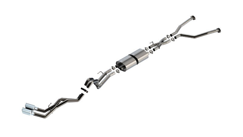 Borla 22-24 Toyota Tundra 3.4L V6 (Inc. Hyb.) Ext. Cab/STD Bed/145.7in WB ATAK Cat-Back - Chrome-Borla-BOR140940