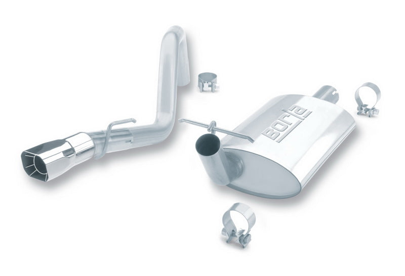 Borla 91-95 Jeep Wrangler YJ 4.0L 6cyl 4WD 2Dr SS Single Rigth Rear Exit Cat-Back Exhaust-Borla-BOR14364