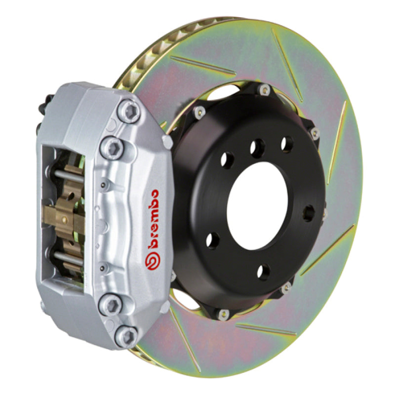 Brembo Brembo 00-06 Celica Front GT BBK 4 Piston Cast 2pc 328x28 2pc Rotor Slotted Type1-Silver